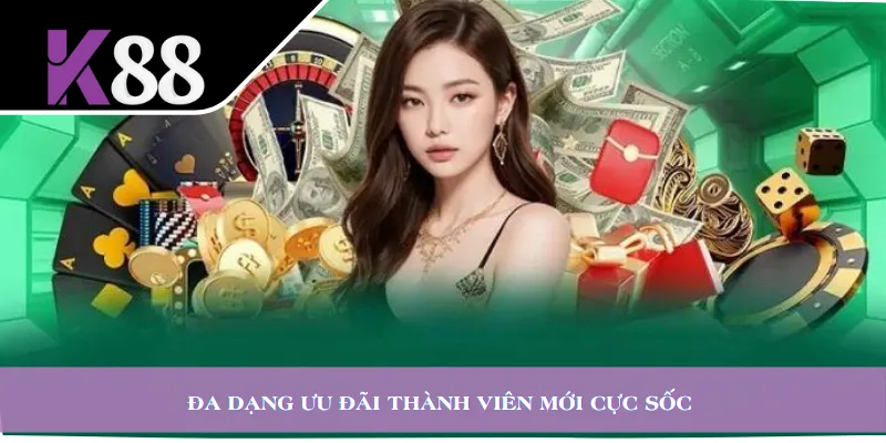 Đa dạng ưu đãi thành viên mới cực sốc