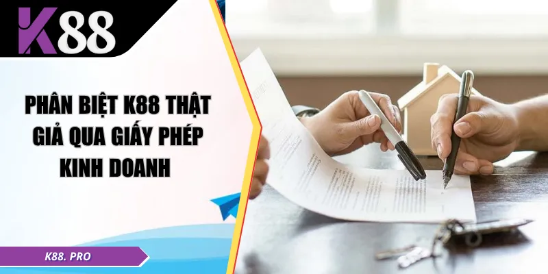Phân biệt K88 thật giả qua giấy phép kinh doanh