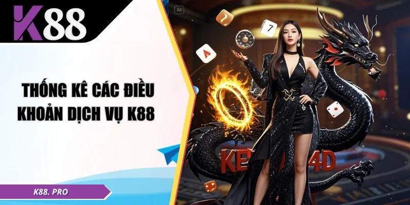 Thống kê các điều khoản dịch vụ K88